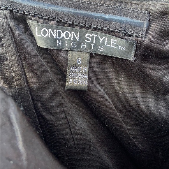 London Style Nights Strapless Dress - Picture 5 of 8